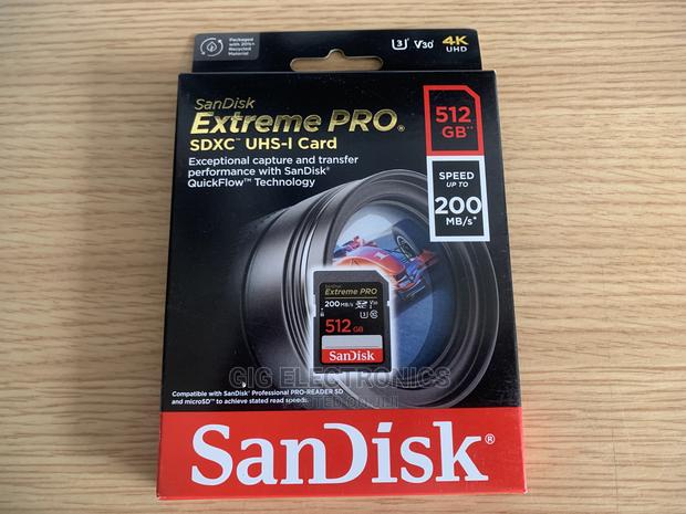 Sandisk 512gb Extreme Pro Uhs-I SDXC Memory Card · Photo 2