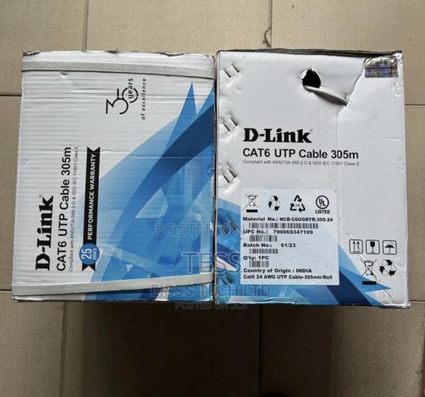 D-Link Cat6 Network Cable 305m Pure Copper 24 Awg · Photo 4