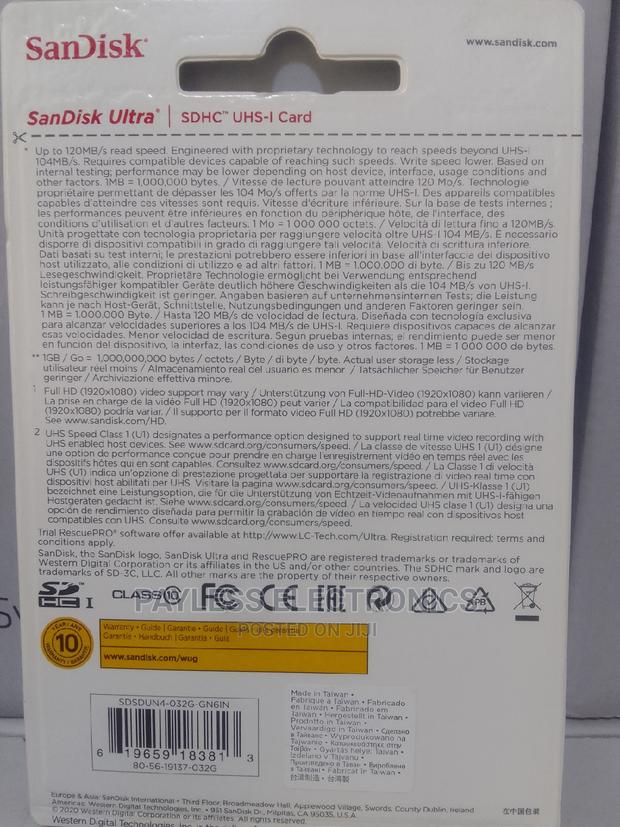 Sandisk Ultra Memory Card 32gb · Photo 4