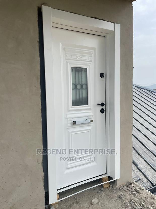 MIC White Security Door