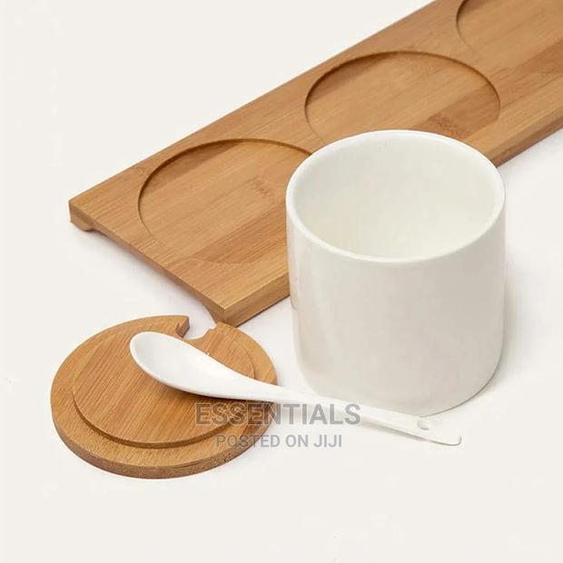 Set of 3 Ceramic Spice Pots Spice Serving Jars · Photo 2