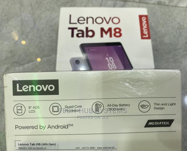New Lenovo Smart Tab M8 Wi-Fi 32 GB Gray · Photo 3