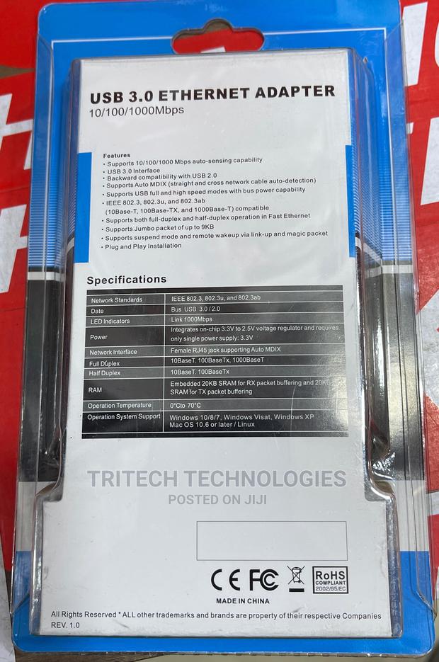 USB 3.0 Ethernet Adapter 10/100/1000mbps · Photo 4