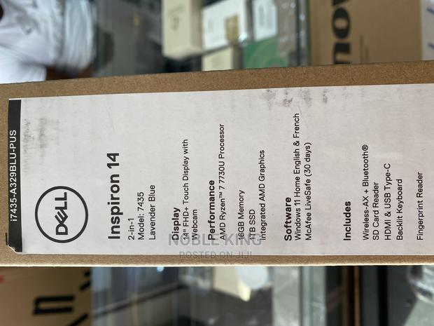 New Laptop Dell Inspiron 14 7437 16GB AMD Ryzen 7 SSD 1T · Photo 4