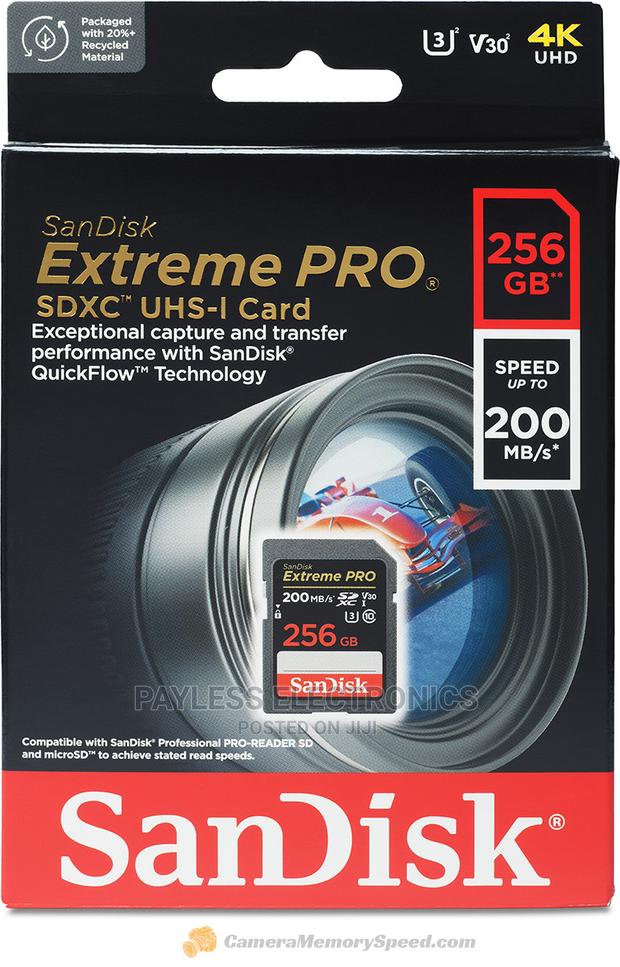 Sandisk 256gb Extreme Pro Memory Card · Photo 3