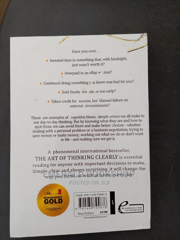The Art of Thinking Clearly Book · Photo 2