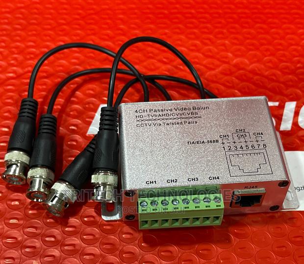 4channels Passive Video Balun Adapter Transmitter BNC To UTP · Photo 4