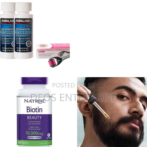 Kirkland Minoxidil Biotin Derma Roller · Photo 2