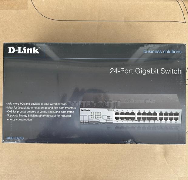 D-Link 24port Ethernet Unmanaged Gigabit Switch (Des-1024d) · Photo 3