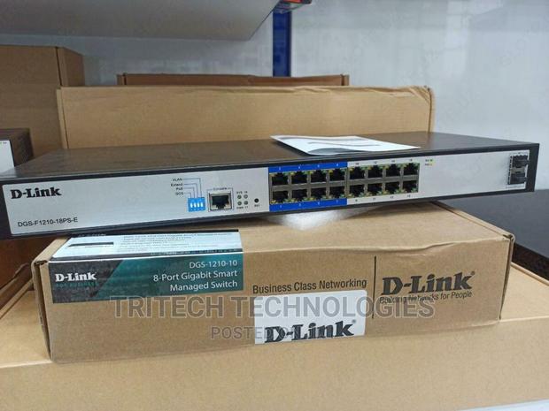 D-Link DGS-F1210-18ps-E 18-Port Gigabit Smart Managed Poet S · Photo 2