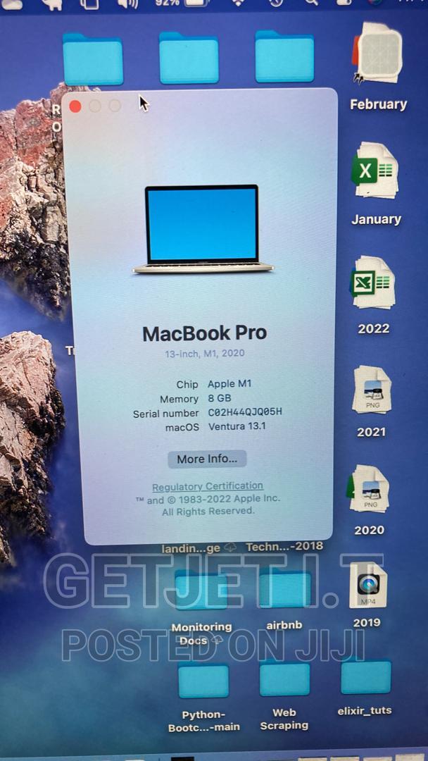 Laptop Apple MacBook Pro M1 8GB Apple M1 Pro SSD 512GB · Photo 2
