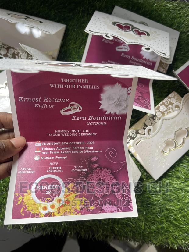 Wedding Ceremony Cards