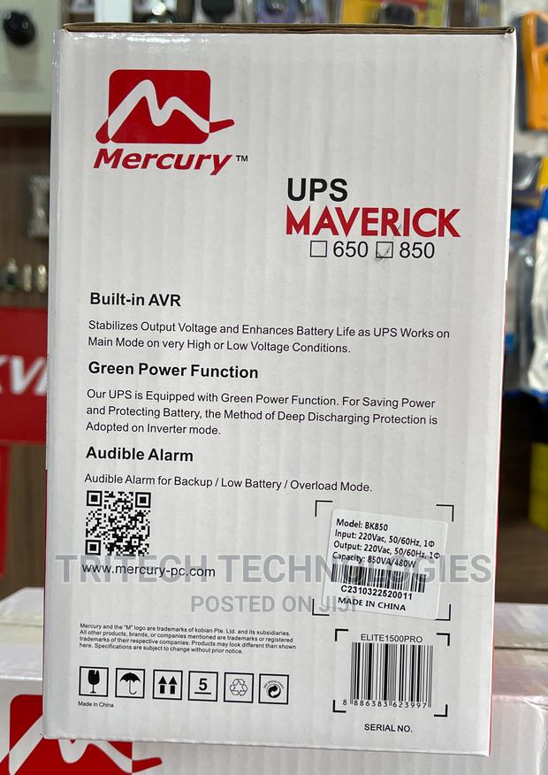Mercury UPS 850va With Bulit-in Avr · Photo 4