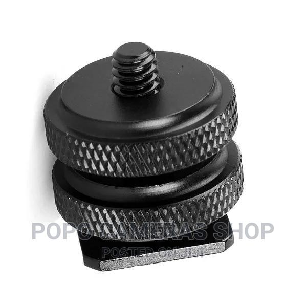 Double Screw Aluminum Allow 1/4 Camera Screw Hotshoe Base · Photo 4