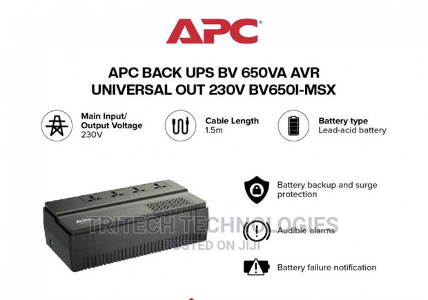 APC Easy UPS Bv 650va, Avr, Universal Outlet, 230V · Photo 4