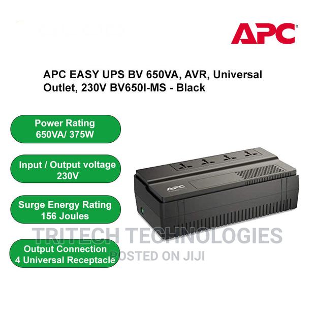 APC Easy UPS Bv 650va, Avr, Universal Outlet, 230V · Photo 3