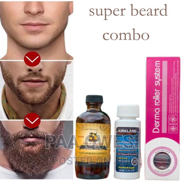 Kirkland Minoxidil , Castor Oil Extra Dark Derma Roller · Photo 2