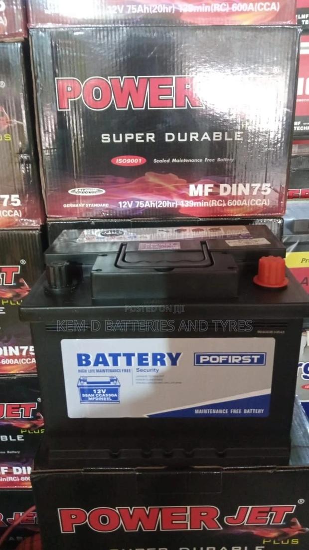 13 Plates Pofirst Battery - 55ah 12 Volts - Yaris Accent photo 2