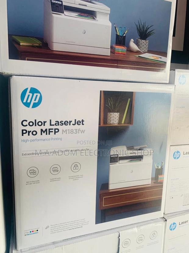 Fresh in Box Hp Color Laser Pro MFP M183fw Printer · Photo 2