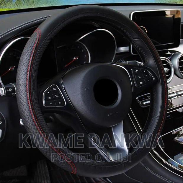 Fiber Skin Full Steering Wheel Cover