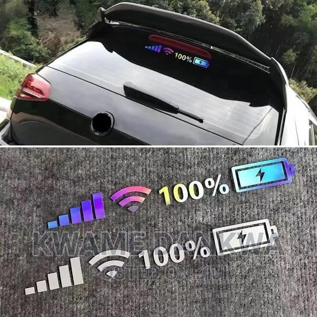 Reflective and Decorative WIFI and Full Battery Decals photo 3