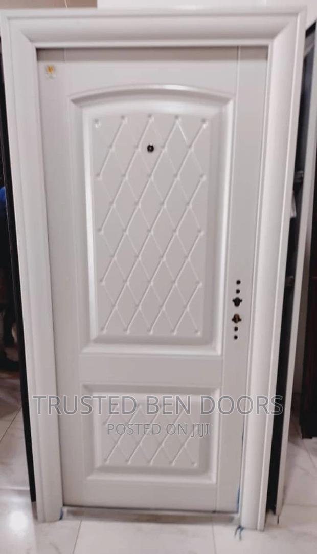 Adorable Paladin White Security Doors {Single_one/Half_doubl · Photo 2