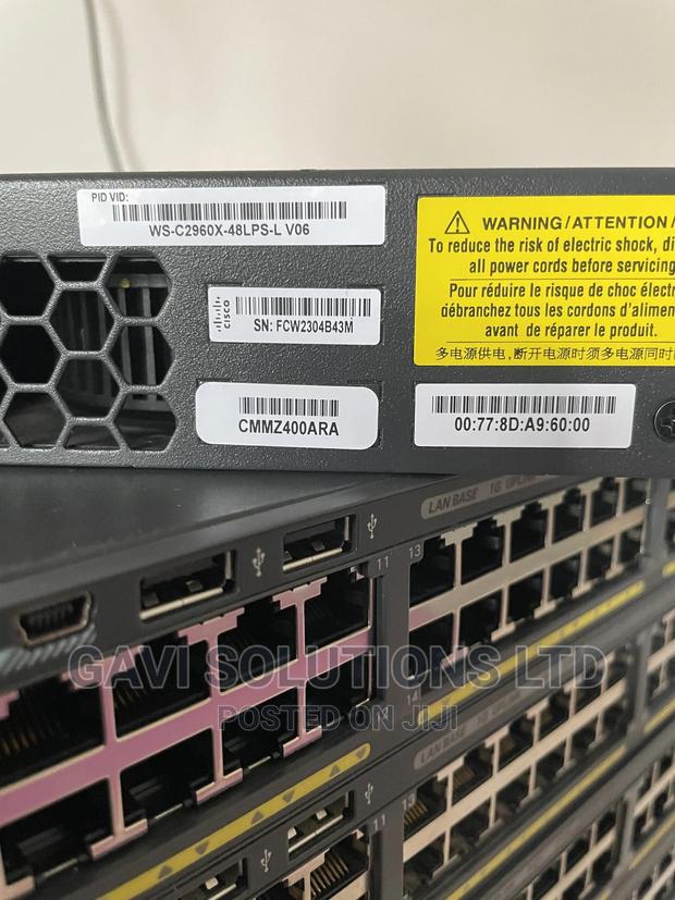Cisco Catalyst 2960x 48port Poe+ photo 4