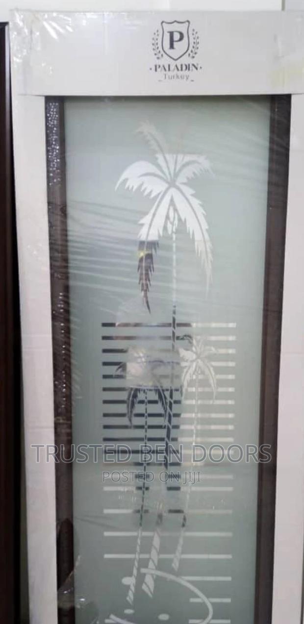 All Black Turkish Glass Paladin Bathroom Doors · Photo 2