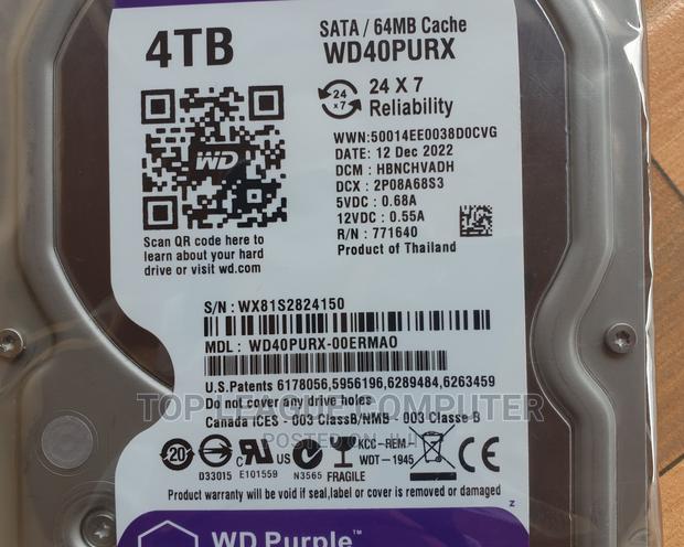 Brand New 4tb Surveillance Hard Drive