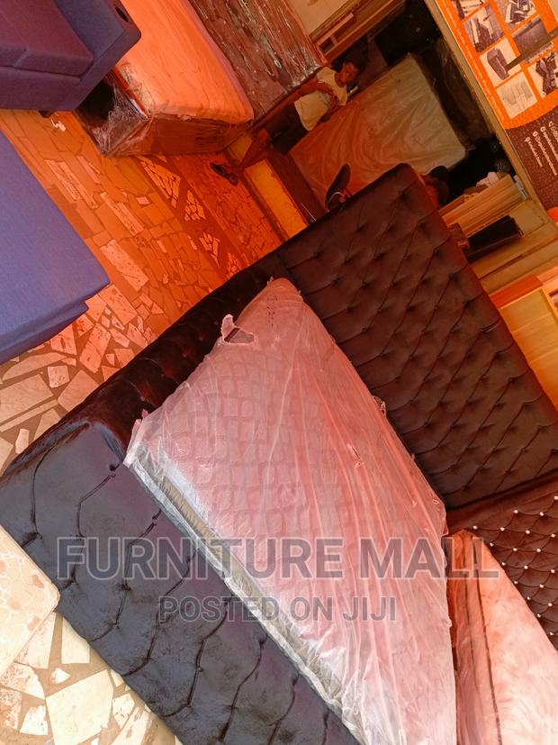 Elegant King Size Bed With Mattress. Free Delivery photo 3