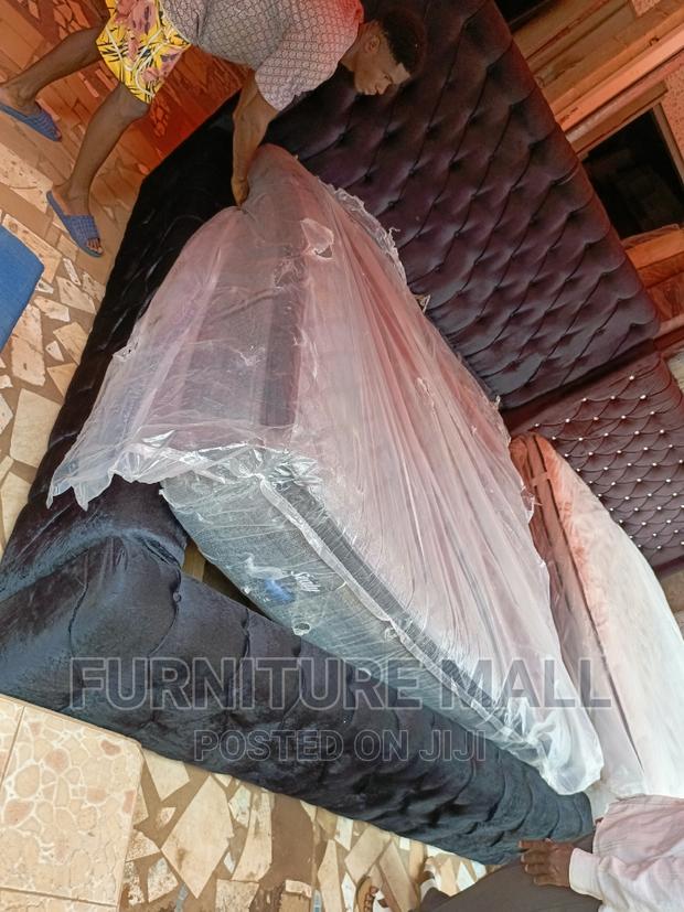 Elegant King Size Bed With Mattress. Free Delivery photo 5