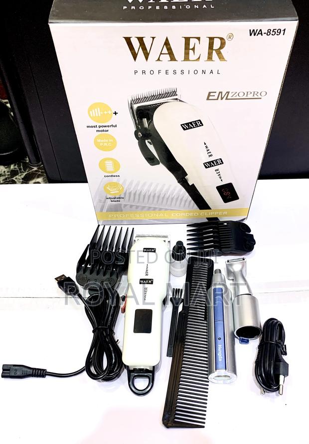 Waer Professional Hair Clipper + 2in1 Nose Shaver · Photo 3