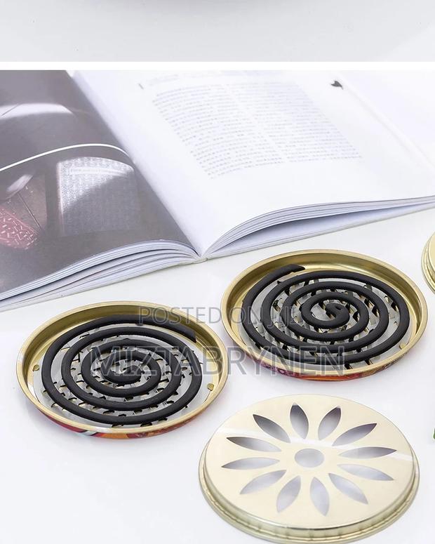 2 Sets Mosquito Coil Holder Incense Burner With Cover photo 3