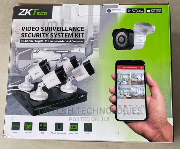 Zkteco 1mp (720P) 4ch Complete KIT With 500gb HDD · Photo 4