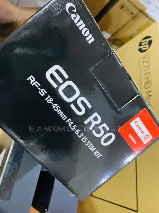 Elegant Black Canon Digital Camera Eos R50 · Photo 2