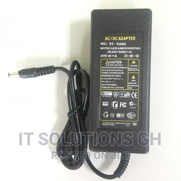24V 5A AC/DC Desktop Power Supply Adapter Charger PSU 5amp T · Photo 2