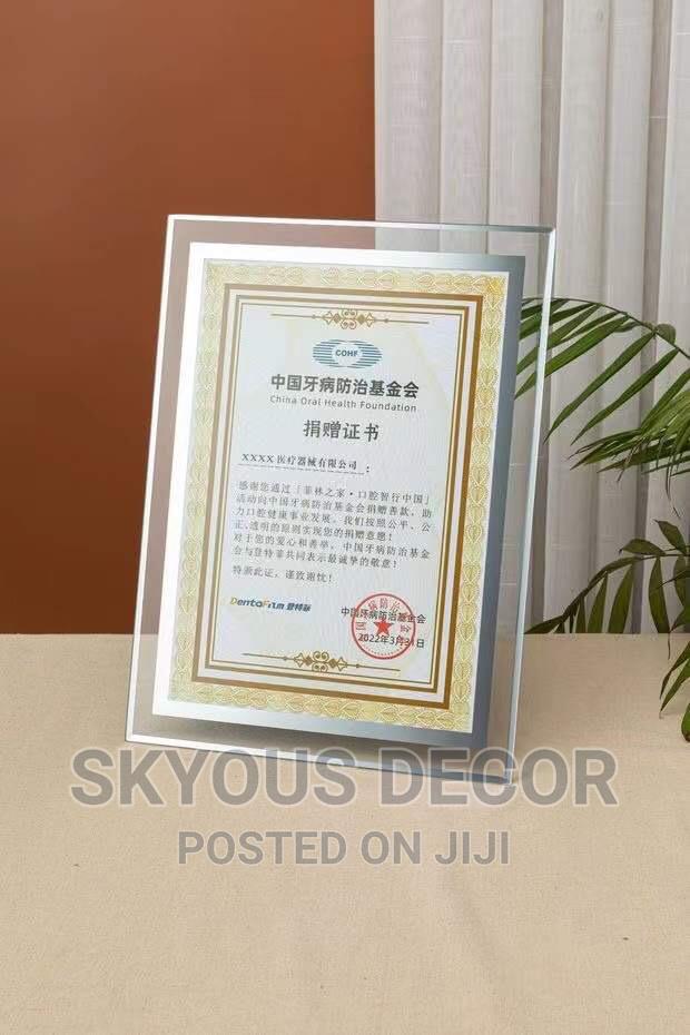 Glass Photo Frame for Your Customize Works · Photo 2