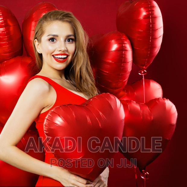 Red Heart Foil Balloon · Photo 2