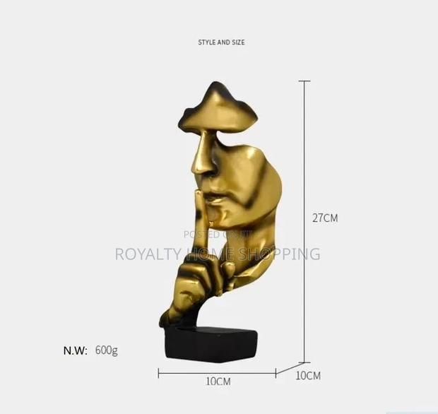 Silence Is Golden Figurine Ornaments photo 6