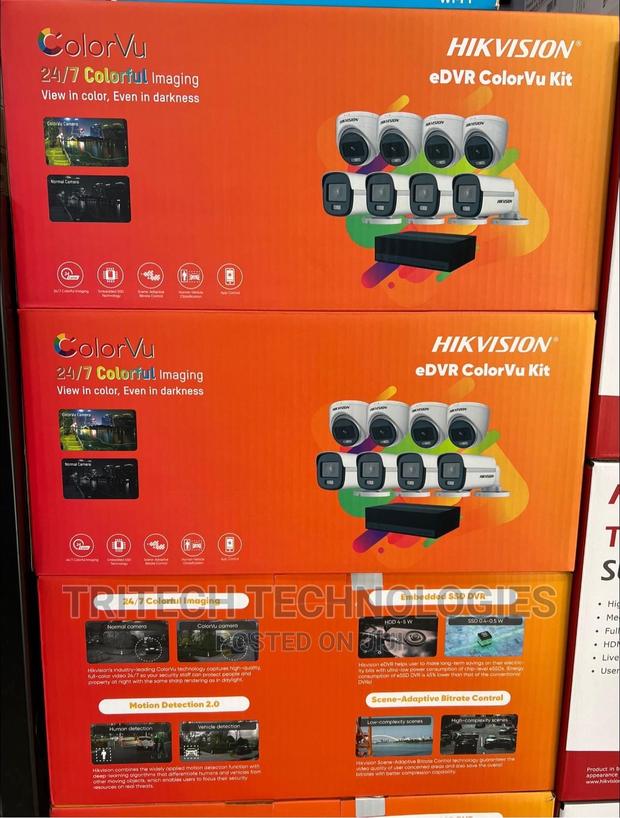 HIKVISION EDVR 8CH Complete Kit Full Color With SSD 512GB · Photo 2