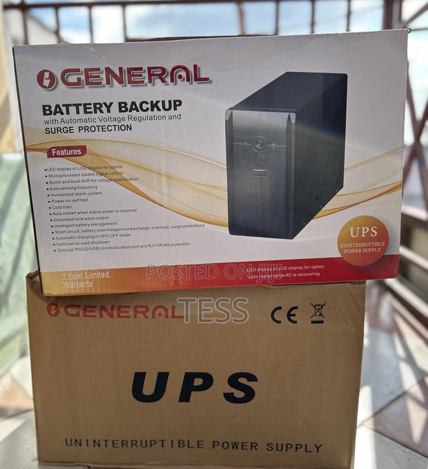 Ups 2000va General With Inbuilt (Avr) Contains 2 Batteries · Photo 3