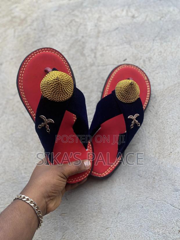 Black Suede Ahenemaa Slippers