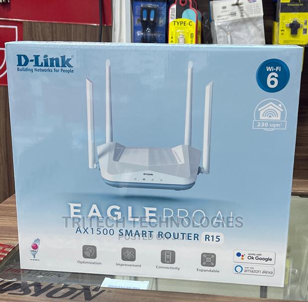 D-link Wi-fi6 Ax1500 Smart Router R15 Eagle PRO Ai · Photo 3