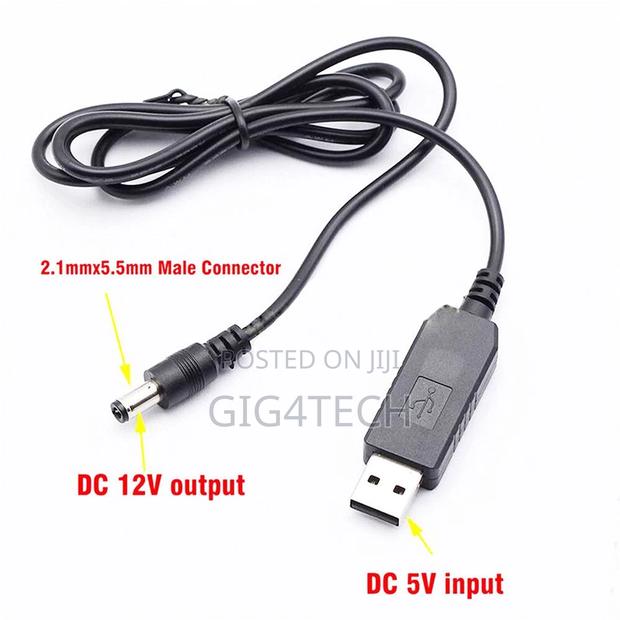 Usb 5v to 12v Dc Power Cable for Routers · Photo 3