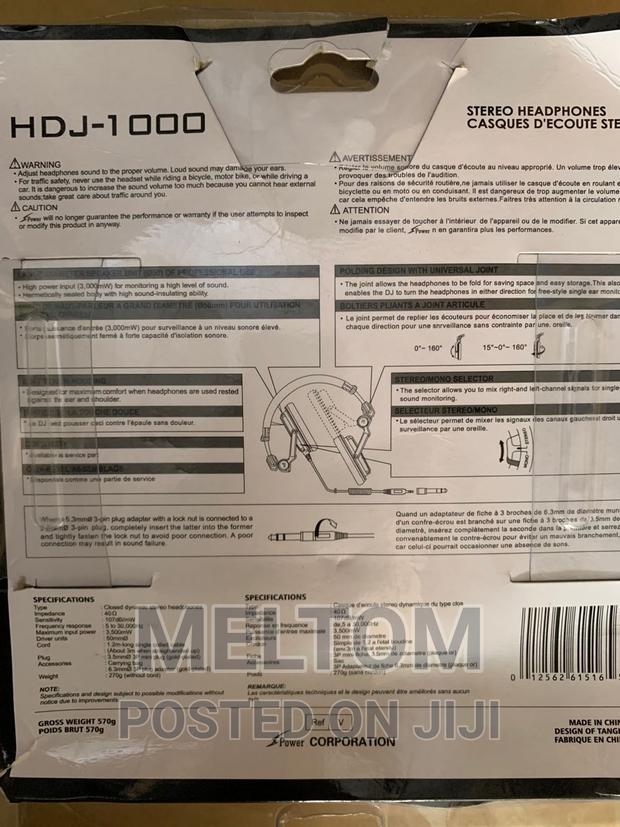 Power DJ Headphone (Hdj-1000) · Photo 4