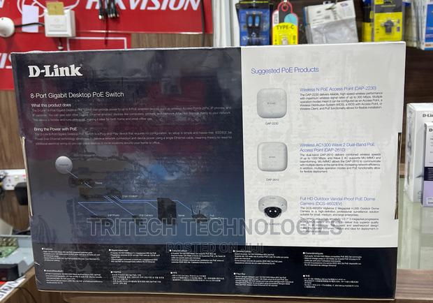 D-Link 8port Gigabit Mix POE Switch DGS-1008MP · Photo 4