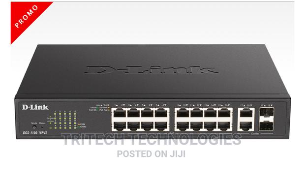D-Link 18port Gigabit Managed POE Switch With Poe and 2 SFP · Photo 4