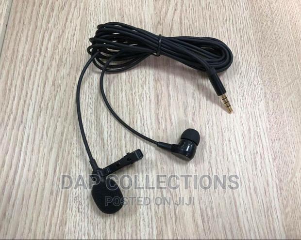 Lapel Microphone With Monitor Earphone