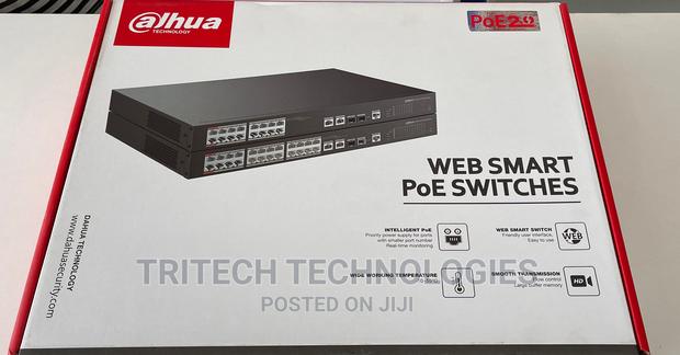 Dahua 16port 1000mbps + 2port Gigabit Managed Poe Switch · Photo 3