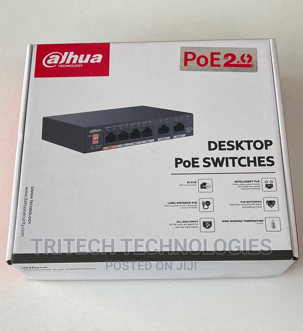 Dahua 4port Gigabit With 2 Uplink Unmanaged Desktop Switch · Photo 3